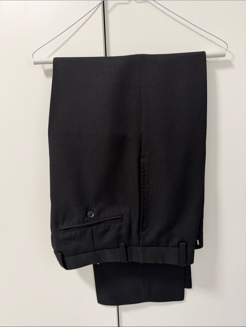 Michael Brandon Charcoal pinstripe Dress Pants with